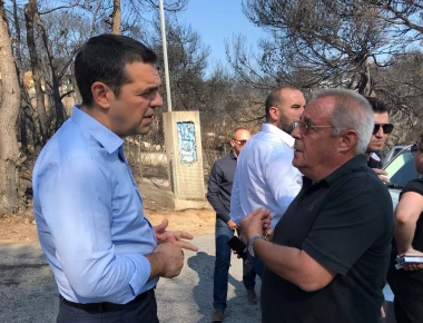 Μια εβδομάδα χρειάστηκε ο Α.Τσίπρας για να διανύσει 35 χιλιόμετρα από το Μαξίμου μέχρι το Μάτι (φωτό)